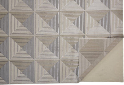 product image for Orin Gray and Silver Rug by BD Fine Fold Image 1 54