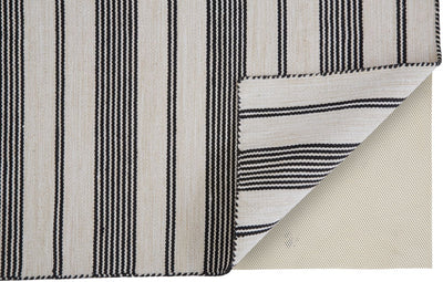 product image for Granberg Hand Woven Black and White Rug by BD Fine Fold Image 1 78