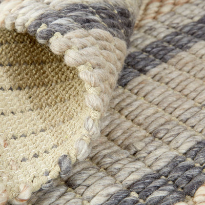 product image for Genet Hand Woven Ivory and Tan Rug by BD Fine Roll Image 1 86