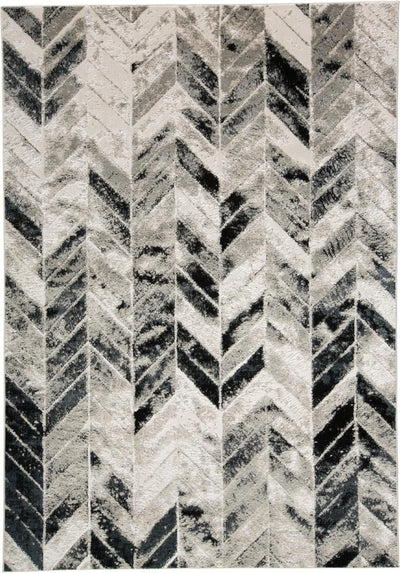 product image for Orin Silver and Black Rug by BD Fine Flatshot Image 1 38