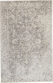 Michener Hand Woven Ivory and Gray Rug by BD Fine Flatshot Image 1