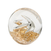 Glitter Glass Ball 3" Paperweight Decor