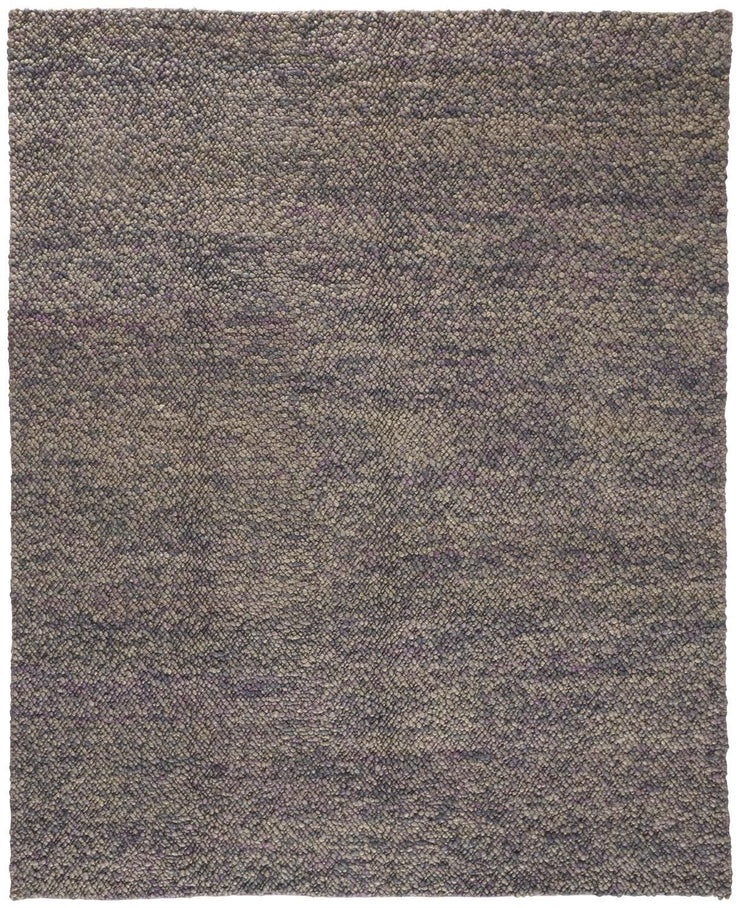 Genet Hand Woven Purple and Beige Rug by BD Fine Flatshot Image 1