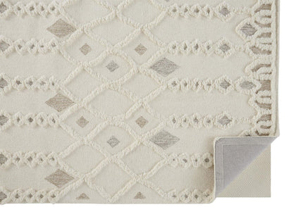 product image for Elika Ivory and Tan Rug by BD Fine Fold Image 1 38