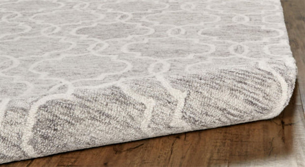 Natal Gray and Ivory Rug by BD Fine Roll Image 1