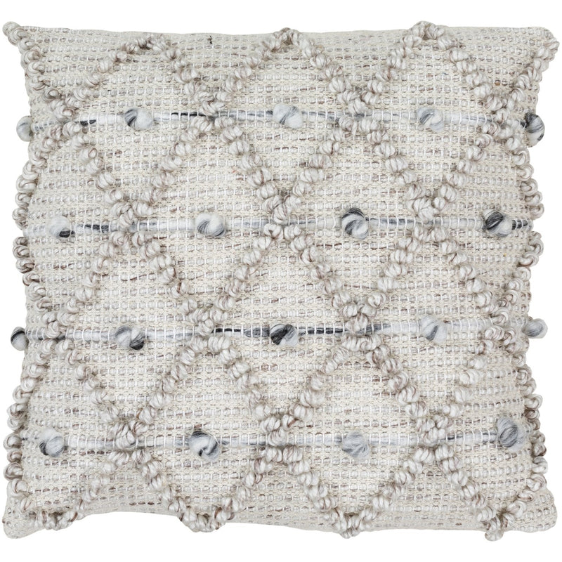 media image for Anders ADR-001 Hand Woven Square Pillow in Cream by Surya 26