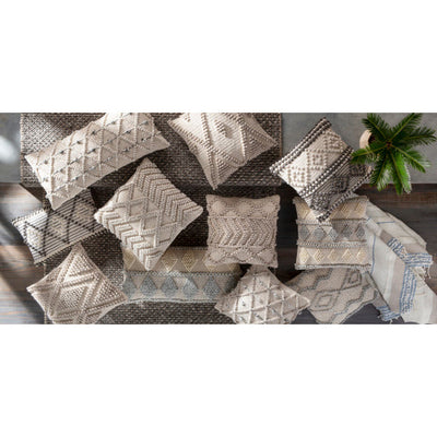 product image for Anders Cotton Charcoal Pillow Roomscene Image 42