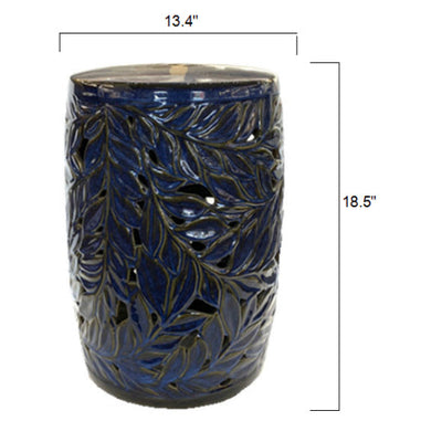 product image for achilles indoor outdoor ceramic garden stool by surya aeh 001 7 64