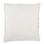 Kaz Textured Pillow in Beige by Jaipur Living