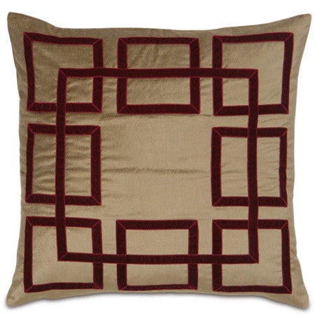 Noble Squares Designer Pillow design by Studio 773