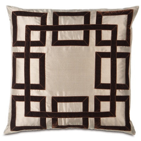 Taupe Designer Pillow design by Studio 773