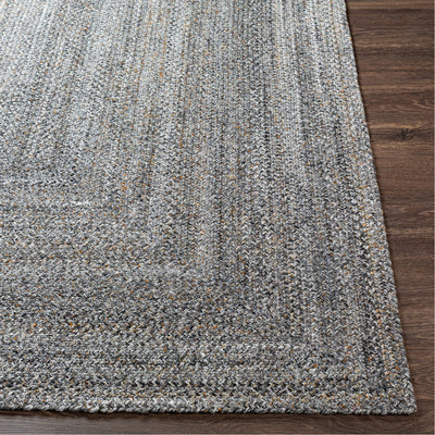 product image for Azalea AZA-2321 Hand Woven Indoor/Outdoor Rug in Charcoal & Cream by Surya 3