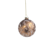 Abstract Beaded Hanging Copper Ball Ornament