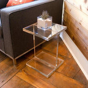 Acrylic I-Beam Table design by Gus Modern - BURKE DECOR