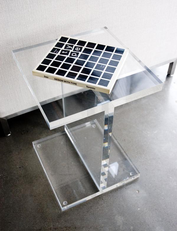 Acrylic I-Beam Table design by Gus Modern - BURKE DECOR