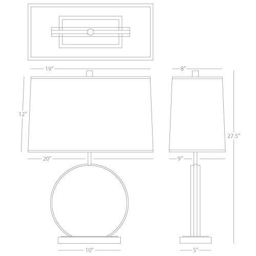 media image for Alice Table Lamp design by Robert Abbey 282