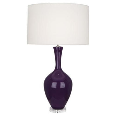 product image for Audrey Table Lamp (Multiple Colors) with Fondine Fabric Shade design by Robert Abbey 67