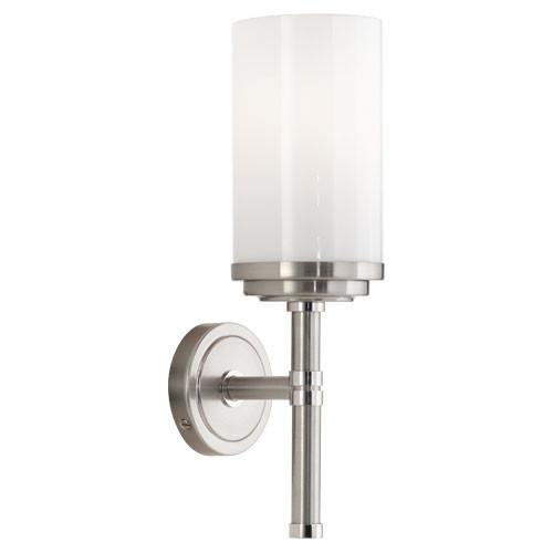 Halo Sconce in Nickel by Robert Abbey