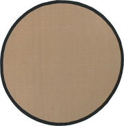 Bay Area Rug in Beige with Black Trim