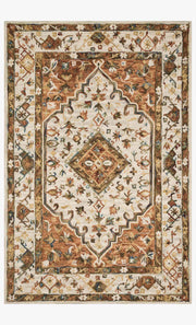 Beatty Rug in Ivory & Rust by Loloi II