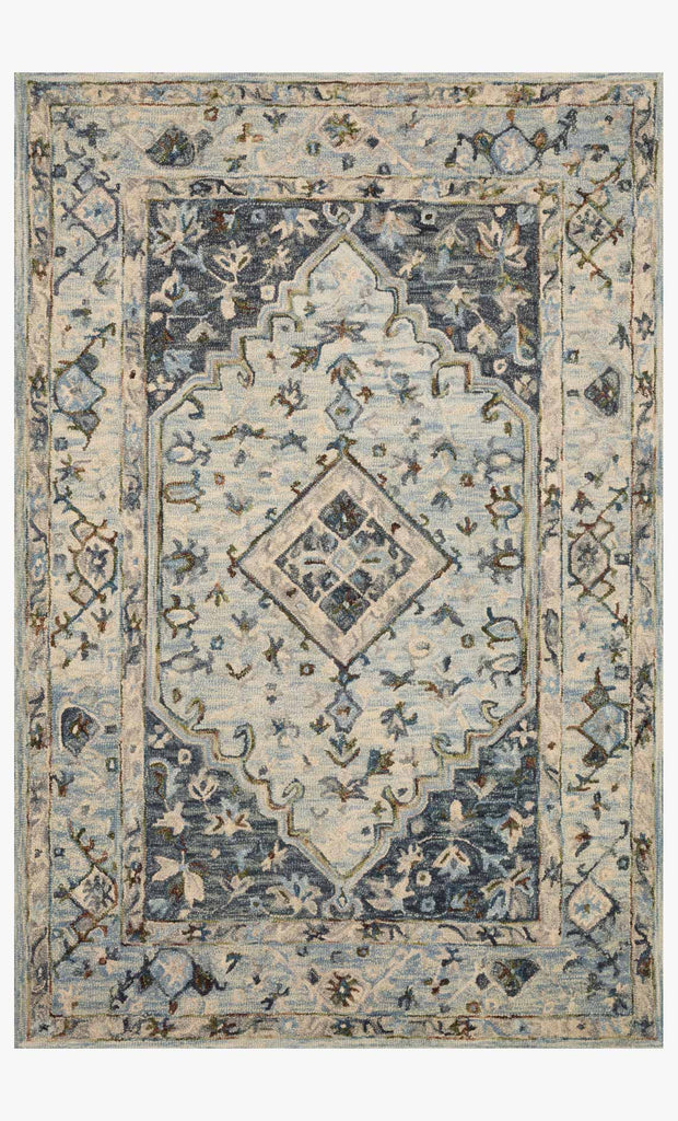 Beatty Rug in Light Blue & Blue by Loloi II