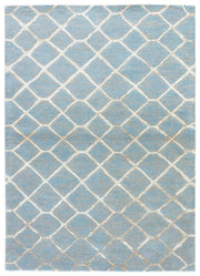 Blue Rug in Lead & Neutral Grey design by Jaipur Living