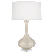 Pike Table Lamp with Lucite Base in Assorted Colors design by Robert Abbey