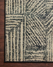 Bowery Rug in Midnight / Taupe by Loloi II