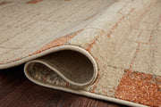 Bowery Rug in Tangerine / Taupe by Loloi II