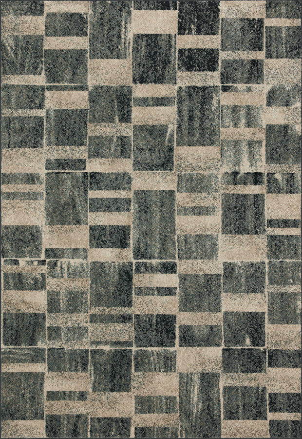 Bowery Rug in Storm / Sand by Loloi II