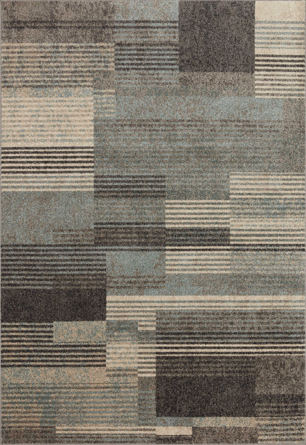 Bowery Rug in Storm / Taupe by Loloi II