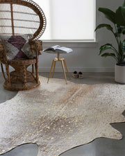 Bryce Rug in Pewter & Gold design by Loloi