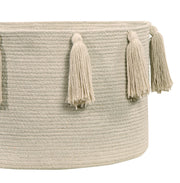 Tassels Basket in Natural design by Lorena Canals