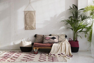 product image for Zoco Basket in Black & Natural design by Lorena Canals 47