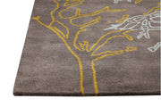 Bandon Collection Hand Tufted Wool and Viscose Area Rug in Grey design by Mat the Basics