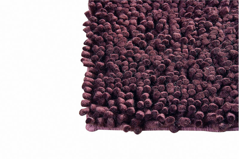media image for Berber Collection Hand Woven Wool Shag Area Rug in Brown design by Mat the Basics 276