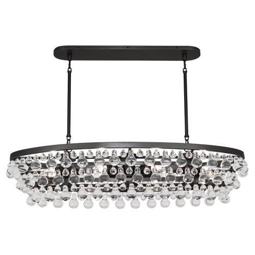 media image for Bling Collection Oval Chandelier design by Robert Abbey 254