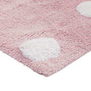 Polka Dots Rug in Pink & White design by Lorena Canals