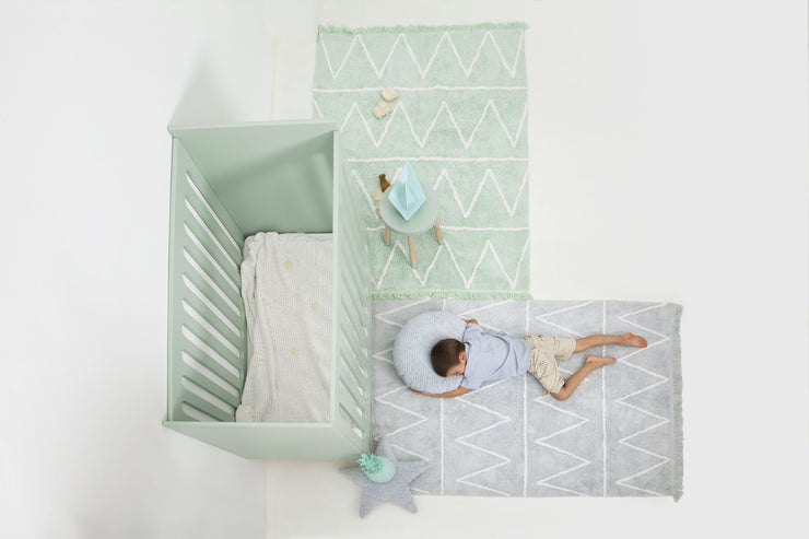 Hippy Rug in Mint design by Lorena Canals