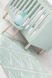 Hippy Rug in Mint design by Lorena Canals