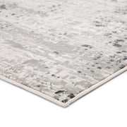 Cian Abstract Gray & Ivory Area Rug