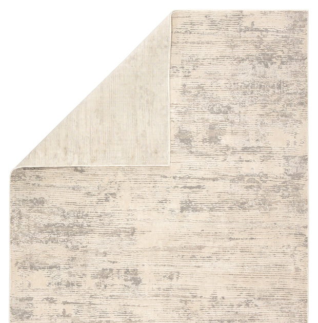 Paxton Abstract Gray & Ivory Area Rug