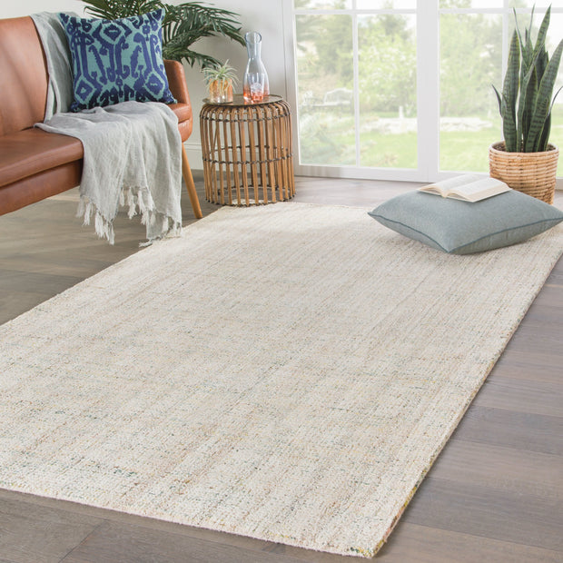 Ritz Solid Rug in Angora & Sea Pine design by Jaipur Living