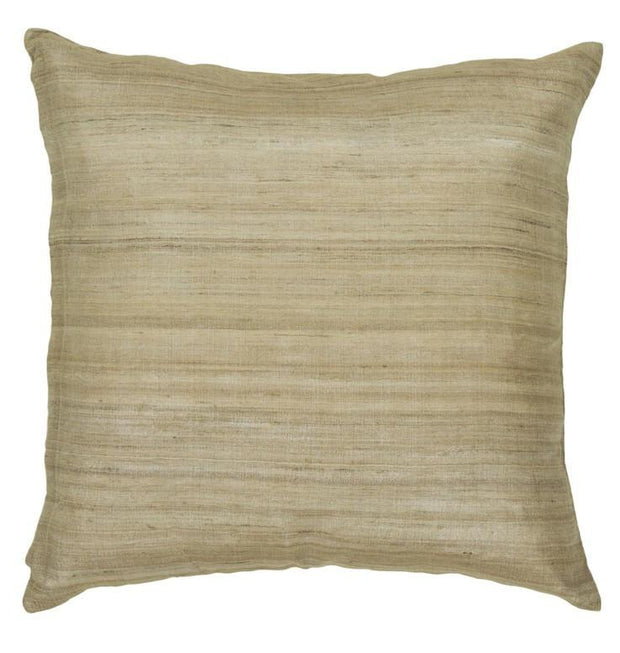 Handmade Contemporary Pillow, Beige