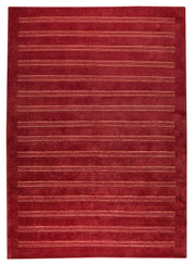 Chicago Collection Wool and Viscose Area Rug in Red design by Mat the Basics