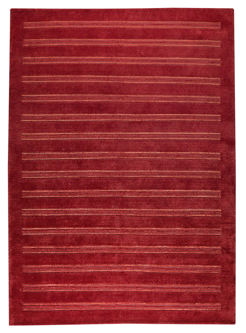 media image for Chicago Collection Wool and Viscose Area Rug in Red design by Mat the Basics 28