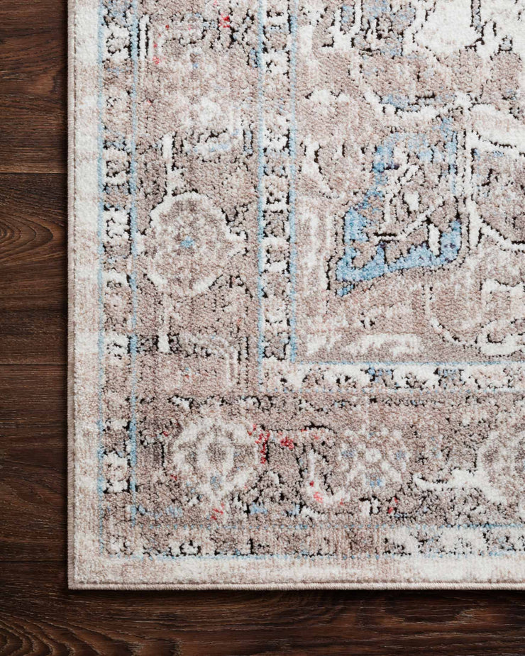 Dante Rug in Ivory & Stone by Loloi II