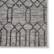 Calcutta Indoor/Outdoor Geometric Gray Area Rug design by Nikki Chu for Jaipur Living