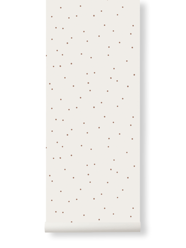 Sample Dot Wallpaper in Off-White by Ferm Living