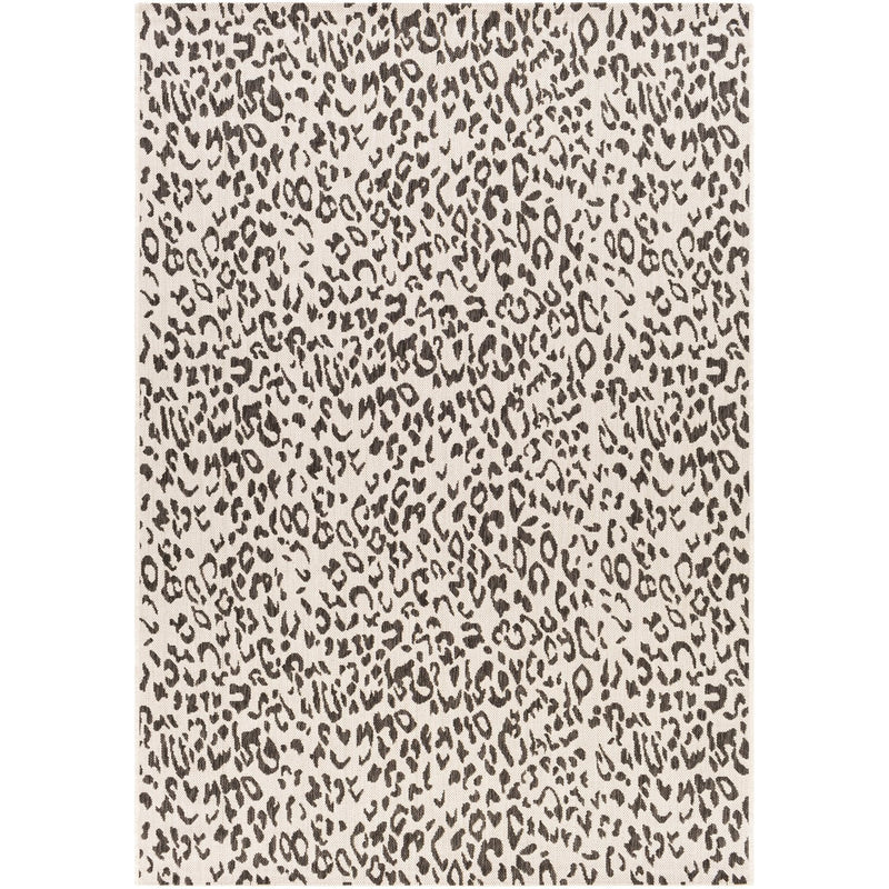 media image for Eagean EAG-2354 Indoor/Outdoor Rug in White & Black by Surya 218